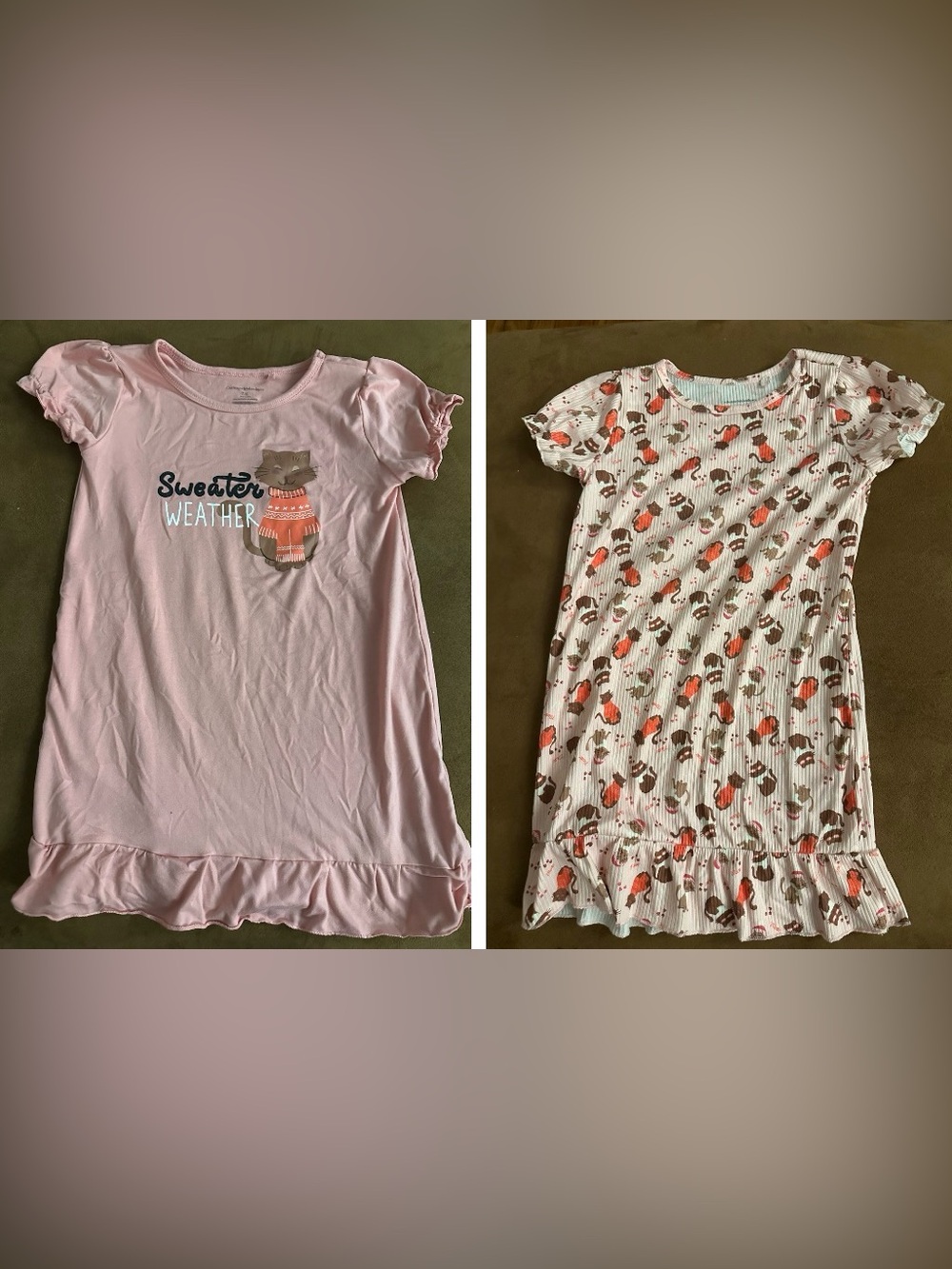 Girls Pajamas Nightgowns in a Sz M